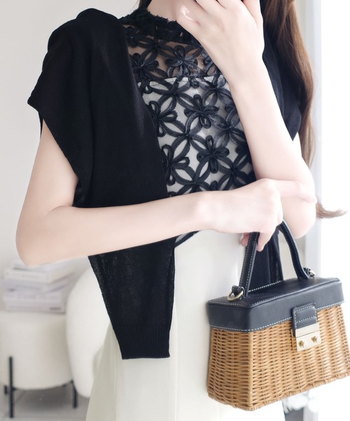 「mily bilet」 ノースリーブワンピース LARGE アイボリー レディース_画像3