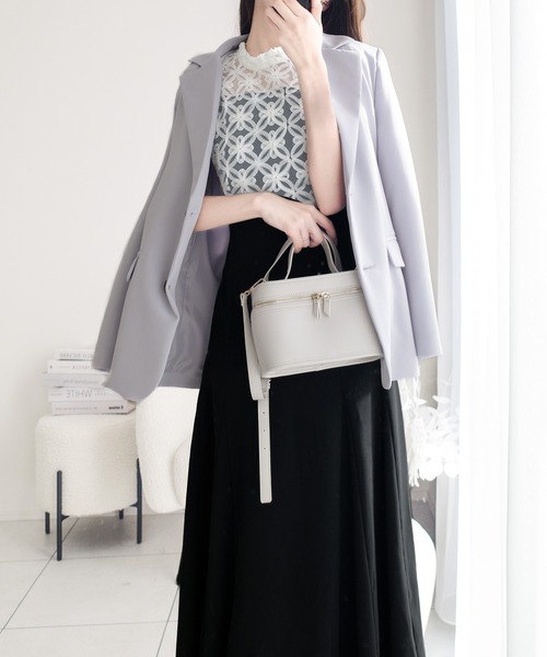 「mily bilet」 ノースリーブワンピース LARGE アイボリー レディース_画像6