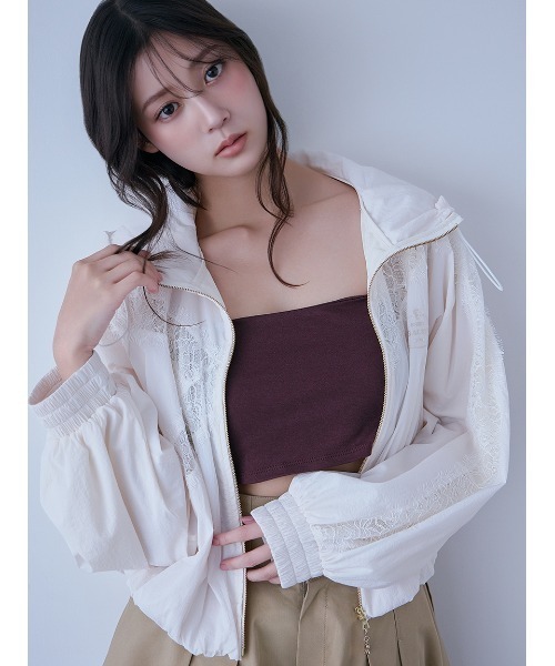 SNIDEL（スナイデル） ブルゾン アウター 「Chacott」コラボナイロン