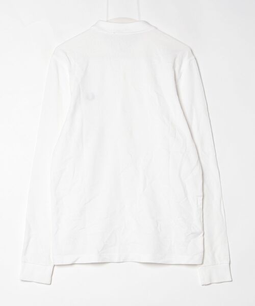 FRED PERRYフレッドペリー 長袖ポロシャツ　レディース　M ホワイト　白 FRED PERRY（フレッドペリー） 長袖ポロシャツ M ホワイト レディース