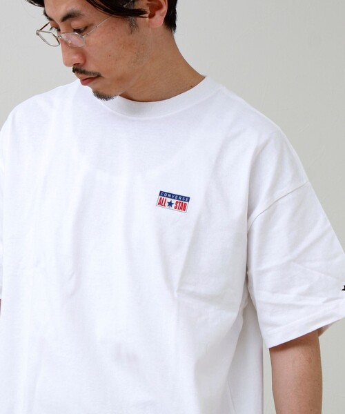 CONVERSE（コンバース） tシャツ 「CONVERSE」プレートロゴ 半袖T