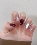 ネイルチップ ネイルシール ネイルチップ ショ...の詳細画像1