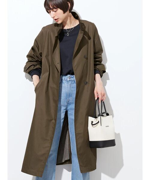 「AMERICAN HOLIC」 トレンチコート M ベージュ レディース_画像2