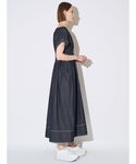 ワンピース 半袖 ウエストタックワンピースの詳細画像3