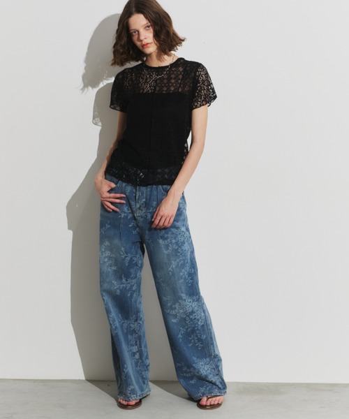 Unitage（ユニテージ） tシャツ ハーフスリーブレーストップス