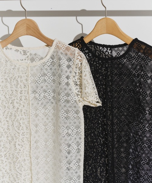 Unitage（ユニテージ） tシャツ ハーフスリーブレーストップス