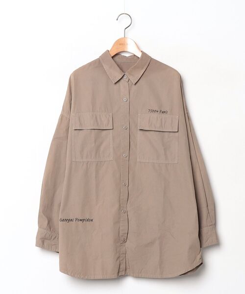 Loungedress(ラウンジドレス) 長袖シャツ FREE カーキ レディース Loungedress(ラウンジドレス) 長袖シャツ FREE カーキ レディース