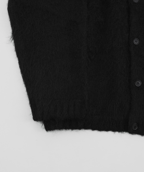 「remer」 ニットカーディガン L ダークブルー メンズ_画像7