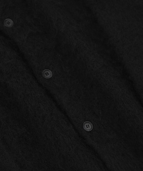 「remer」 ニットカーディガン L ダークブルー メンズ_画像8