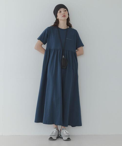 ワンピース 「別注」CHAMPION×Sonny Label　ギャザーワンピースの画像