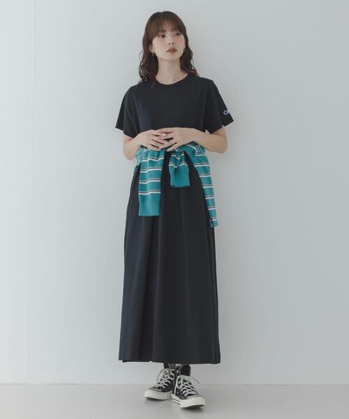 ワンピース 「別注」CHAMPION×Sonny Label　ギャザーワンピースの画像