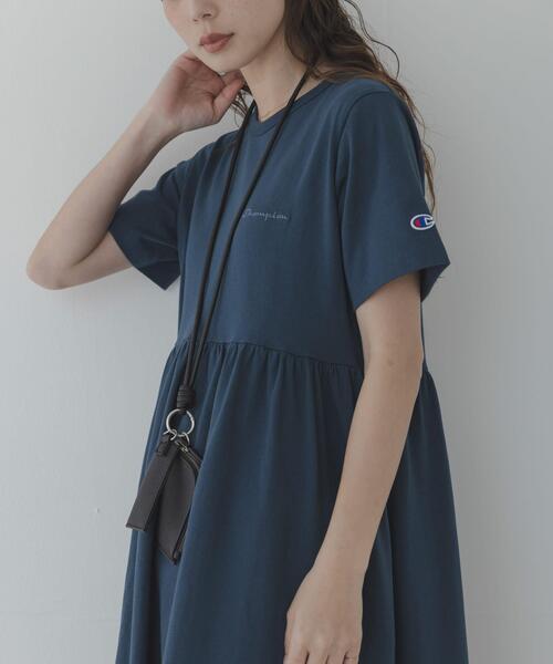 ワンピース 「別注」CHAMPION×Sonny Label　ギャザーワンピースの画像