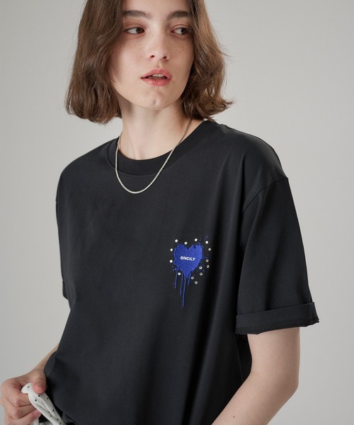 ONCILY（オンシェリー） tシャツ FUNCTION HEART LOGO T-SHIRT