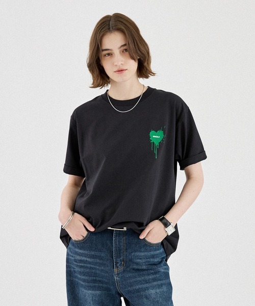ONCILY（オンシェリー） tシャツ FUNCTION HEART LOGO T-SHIRT