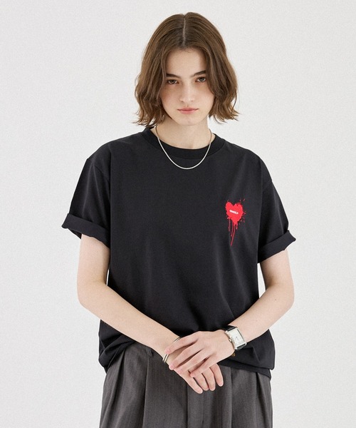 ONCILY（オンシェリー） tシャツ FUNCTION HEART LOGO T-SHIRT