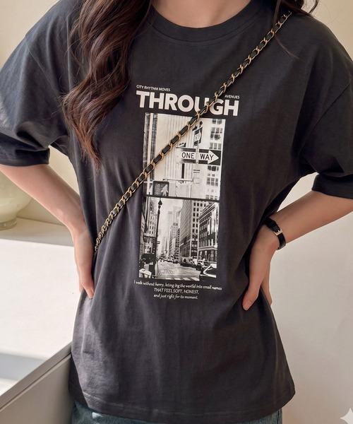 SpRay（スプレイ） tシャツ 半袖 汗染み防止フォト Tシャツ レディース