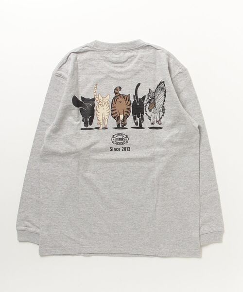 「mmts」 長袖カットソー X-LARGE グレー レディース_画像3
