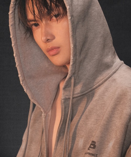 MASONPRINCE ジップアップパーカー X-LARGE グレー メンズ : ZOZOTOWN