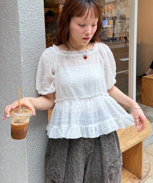 w closet（ダブルクローゼット） ブラウス シャツ 「2WAY/5色展開