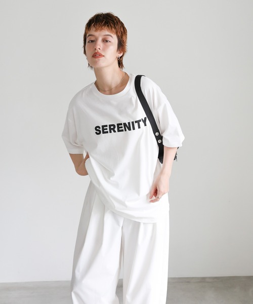 「select MOCA」 半袖Tシャツ FREE ブラック系その他2 レディース_画像7