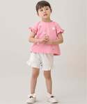 tシャツ 「接触冷感」袖フリル刺しゅう半袖Tシ...の詳細画像2