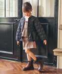 コート アウター 「洗える」ハートキルトペプラ...の詳細画像1