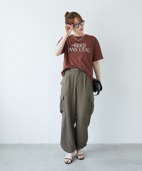 「le.coeur blanc」 カーゴパンツ 36 カーキオリーブ レディース_画像4