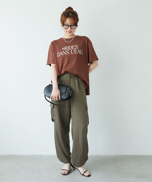 「le.coeur blanc」 カーゴパンツ 36 カーキオリーブ レディース_画像5