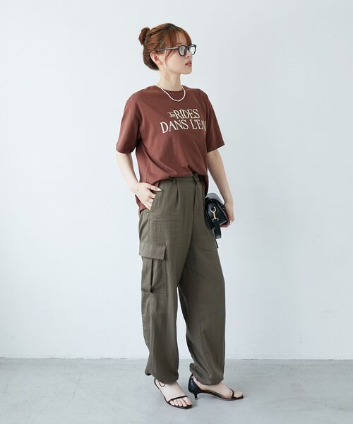 「le.coeur blanc」 カーゴパンツ 36 カーキオリーブ レディース_画像7