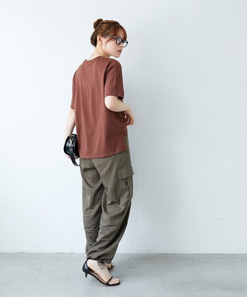 「le.coeur blanc」 カーゴパンツ 36 カーキオリーブ レディース_画像8
