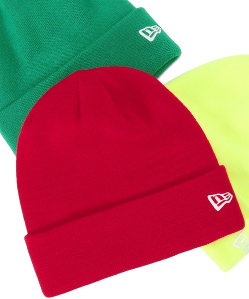 NEW ERA（ニューエラ） uvカット ニット帽 ニットキャップ 紫外線カット ベーシック カフ ニット帽 メンズ レディース ...