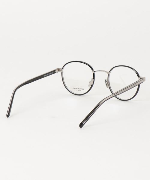 伊達メガネ メガネ 眼鏡 「SAINT LAURENT/サンローラン」ボストン メガネ SL125 001 メンズ レディースの画像