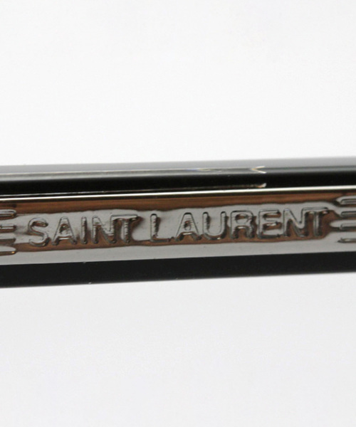 伊達メガネ メガネ 眼鏡 「SAINT LAURENT/サンローラン」ボストン メガネ SL125 001 メンズ レディースの画像
