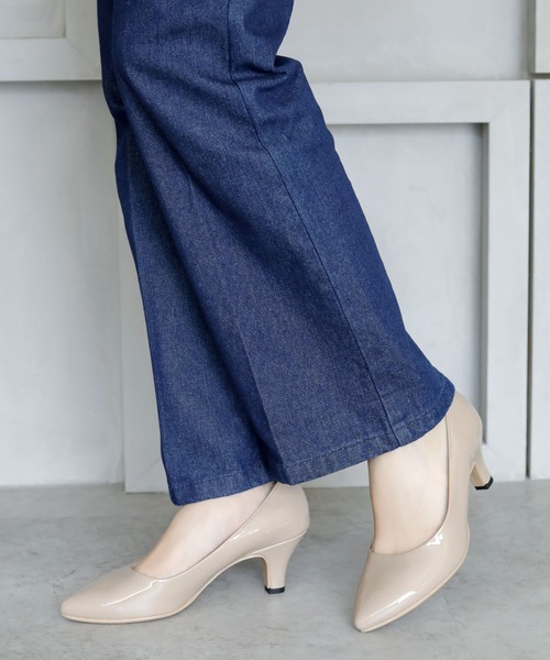 パンプス エナメルポインテッドレインパンプス「日本製」_23