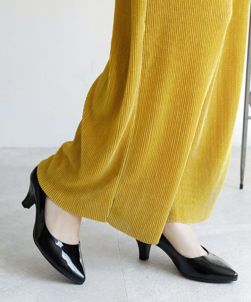 パンプス エナメルポインテッドレインパンプス「日本製」_8