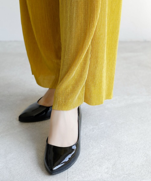 パンプス エナメルポインテッドレインパンプス「日本製」_10