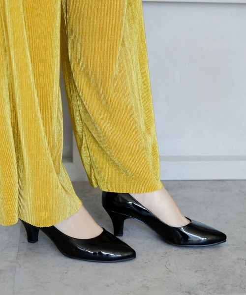 パンプス エナメルポインテッドレインパンプス「日本製」_14