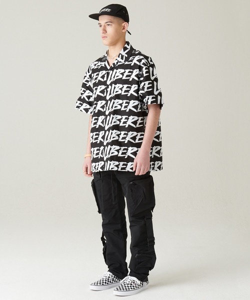 ブラウス シャツ LIBERE リベーレ / STICKER PACK SHIRT ビッグシルエットステッカーパックシャツ / 221250 レディー LIBERE ブラウス シャツ リベーレ / STICKER PACK SHIRT ビッグ