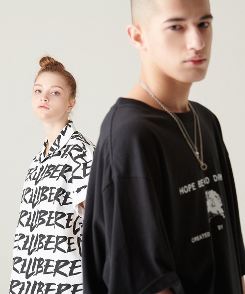 LIBERE シャツ リベーレ / FULL LOGO SHIRT フルロゴシャツ 総柄