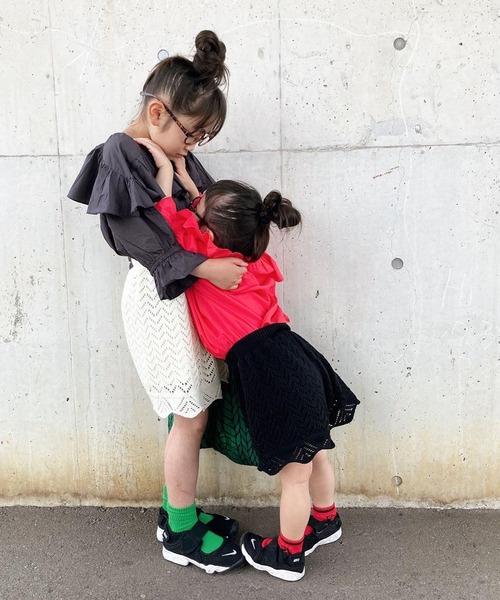 シャツブラウス【KIDS】indiaフリルブラウス3,190円