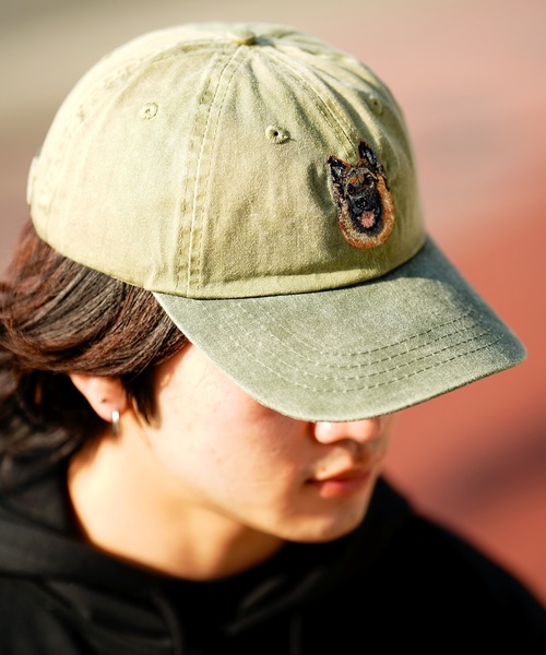 THE MILES キャップ 帽子 DOG EMBROIDERY COTTON DAD CAP キャップ