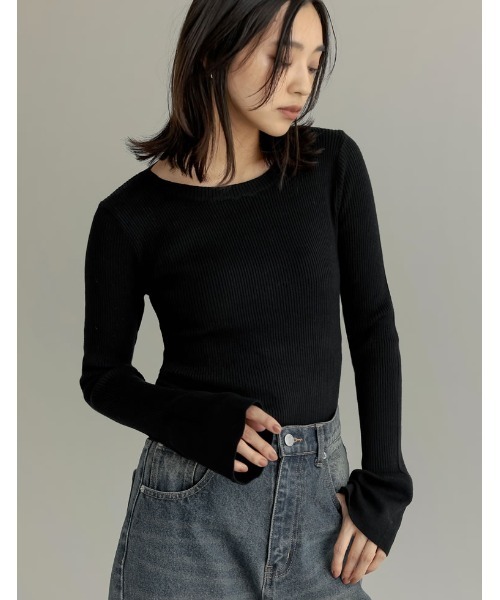 Re:EDIT ニット セーター 「新色追加」「販売枚数3万枚！」「二の腕 