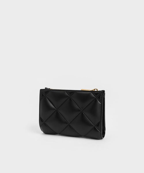 Gemma ジェマ キルトカードホルダー CHARLES ＆ KEITH 財布 Gemma ジェマ キルトカードホルダー