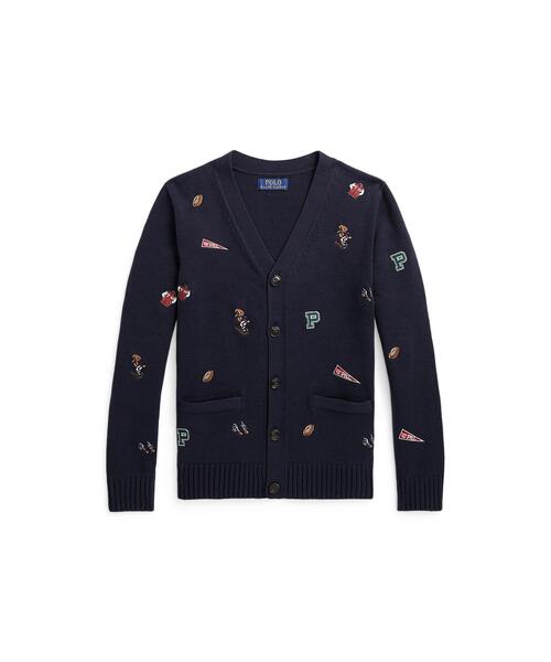 ポロラルフローレン ベアカーディガン 120 6 Polo Ralph Lauren Childrenswear カーディガン ベア コットン V