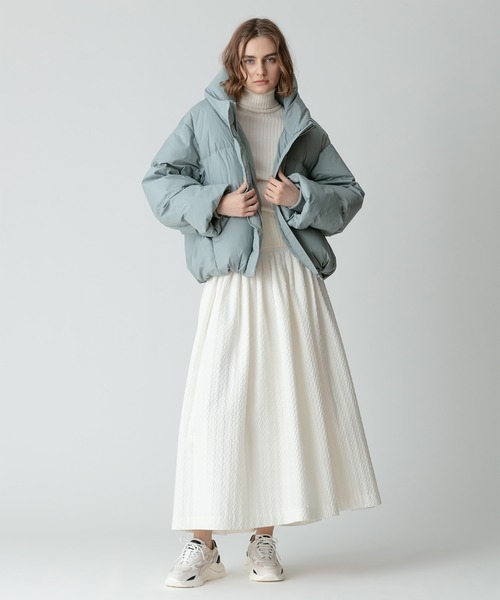 美品✴︎allureville ボリュームネックショートダウン ボリュームネックショートダウン （ダウンジャケット・ベスト