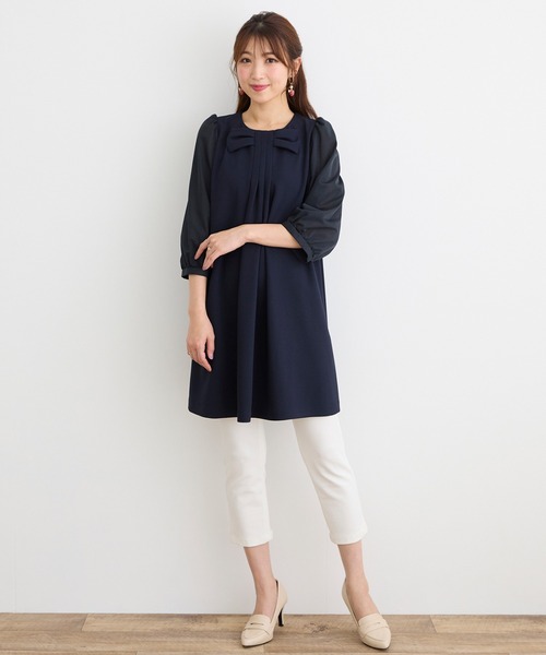 ローズティアラ RoseTiara チュニック リボン レース Rose Tiara 46 総