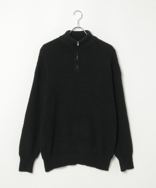 NO NEED（ノーニード） セーター ニット ニットハーフジッププル