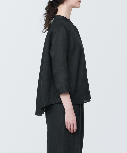 ブラウス シャツ 「MUJI Labo」婦人　リネンシルク長袖ブラウス レディース メンズ MUJI Labo ブラウス シャツ 「MUJI Labo」婦人 リネンシルク長袖