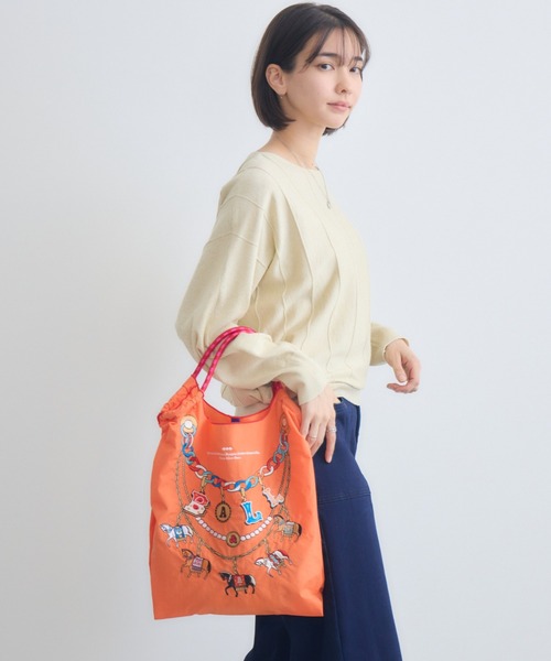 刺繍手提げ レオ.レオニズ フレンズ＞サガラ刺繍トートバッグ: ファッション雑貨