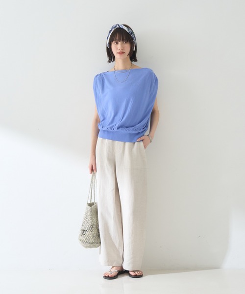 【新品】AG 麻パンツ Rouge vif パンツ 「追加」レーヨンリネンベイカーイージー